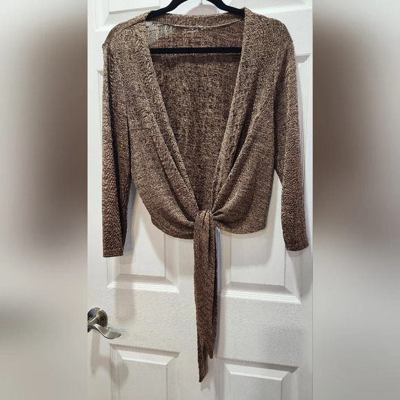 Melanie Lyne Tank top with Tie front cardigan Size M - Picture 3 of 7